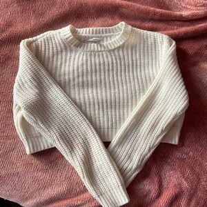 Full tilt knitted cropped top